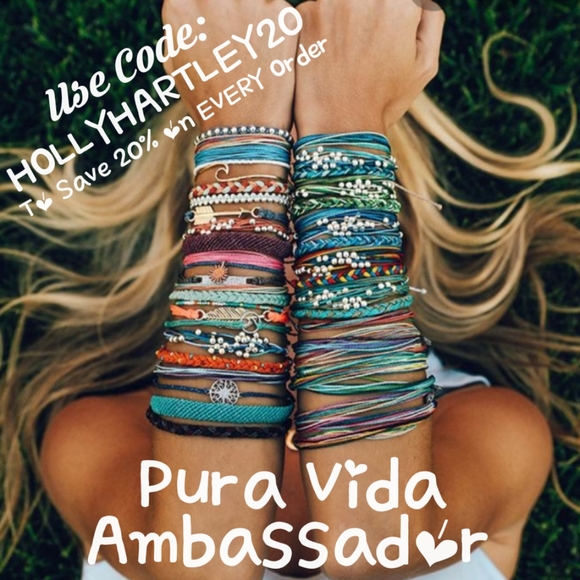 Pura Vida Jewelry - Pura Vida Brand Ambassador REP Code HOLLYHARTLEY20